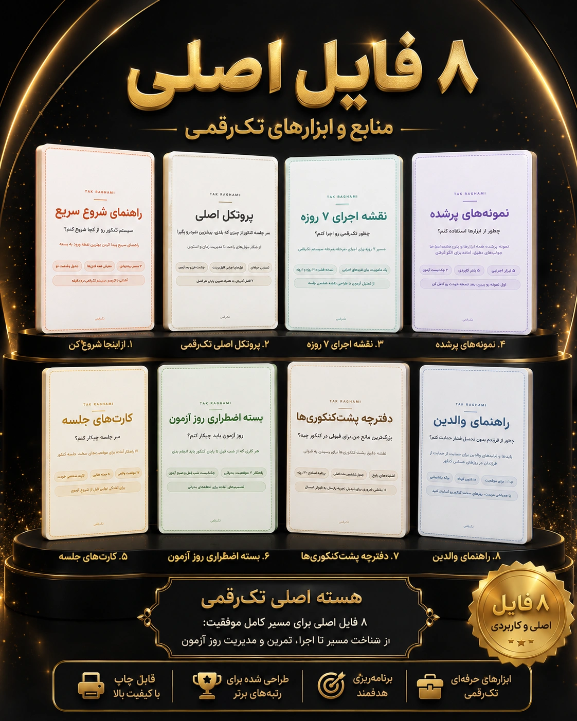 موکاپ ۸ فایل اصلی تک‌رقمی